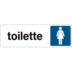 Toilette Donna adesivo