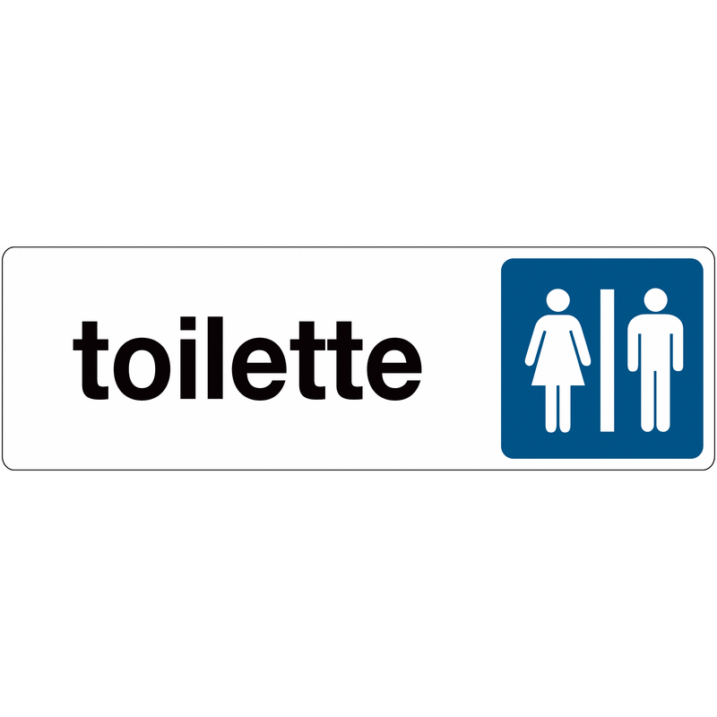 Toilette Uomo/Donna adesivo