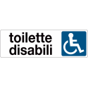 Toilette Disabili adesivo