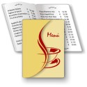 Porta menù personalizzabile Caffè 10 Transparent formato A4