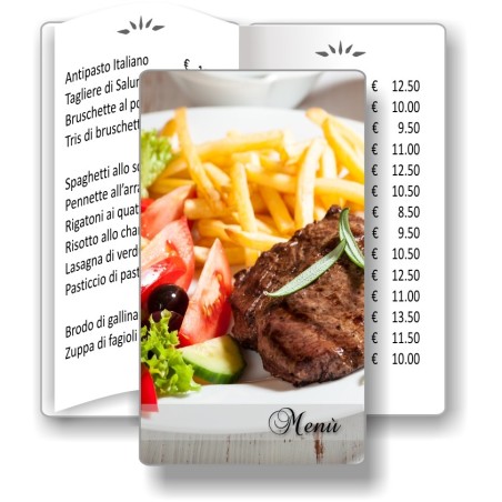 Porta menu per ristorante 11 Transparent