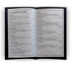 Porta menu in cuoio sughero IB05