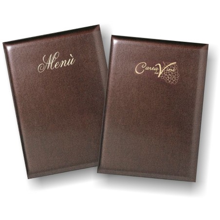  	Porta menu e porta carta dei vini coordinati mod. Raster