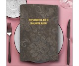Porta menu ristorante cuoio A004 personalizzabile