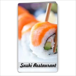 Porta menù Sushi restaurant 03 Transparent