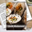 Porta menù Sushi restaurant 07 formato A4