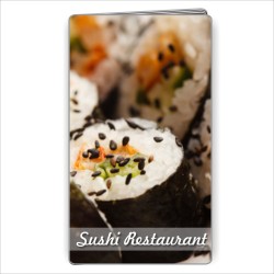 Portamenù Sushi restaurant 07 formato SLIM