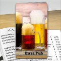 Porta menù personalizzabile per Birreria 02 Transparent formato SLIM