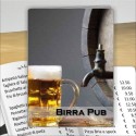 Porta menù personalizzabile Birreria 04 Transparent formato A4