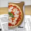 Porta menù prsonalizzabile Pizzeria 24 formato SLIM