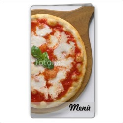 Portamenù prsonalizzabile Pizzeria 24 formato SLIM