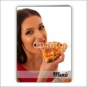 Portamenù personalizzabile per Pizzeria 28 formato A4