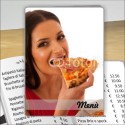 Porta menù personalizzabile per Pizzeria 28 formato A4