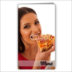 Portamenù personalizzabile per Pizzeria 28 formato SLIM