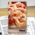 Porta menù personalizzabile Pizzeria 31 formato SLIM