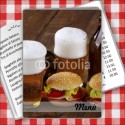 Porta menù personalizzabile Paninoteca 46 Transparent formato A4