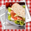 Porta menù personalizzabile per Paninoteca 53 Transparent formato A4