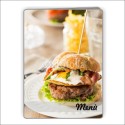 Porta menù personalizzabile Paninoteca 55 Transparent formato A4